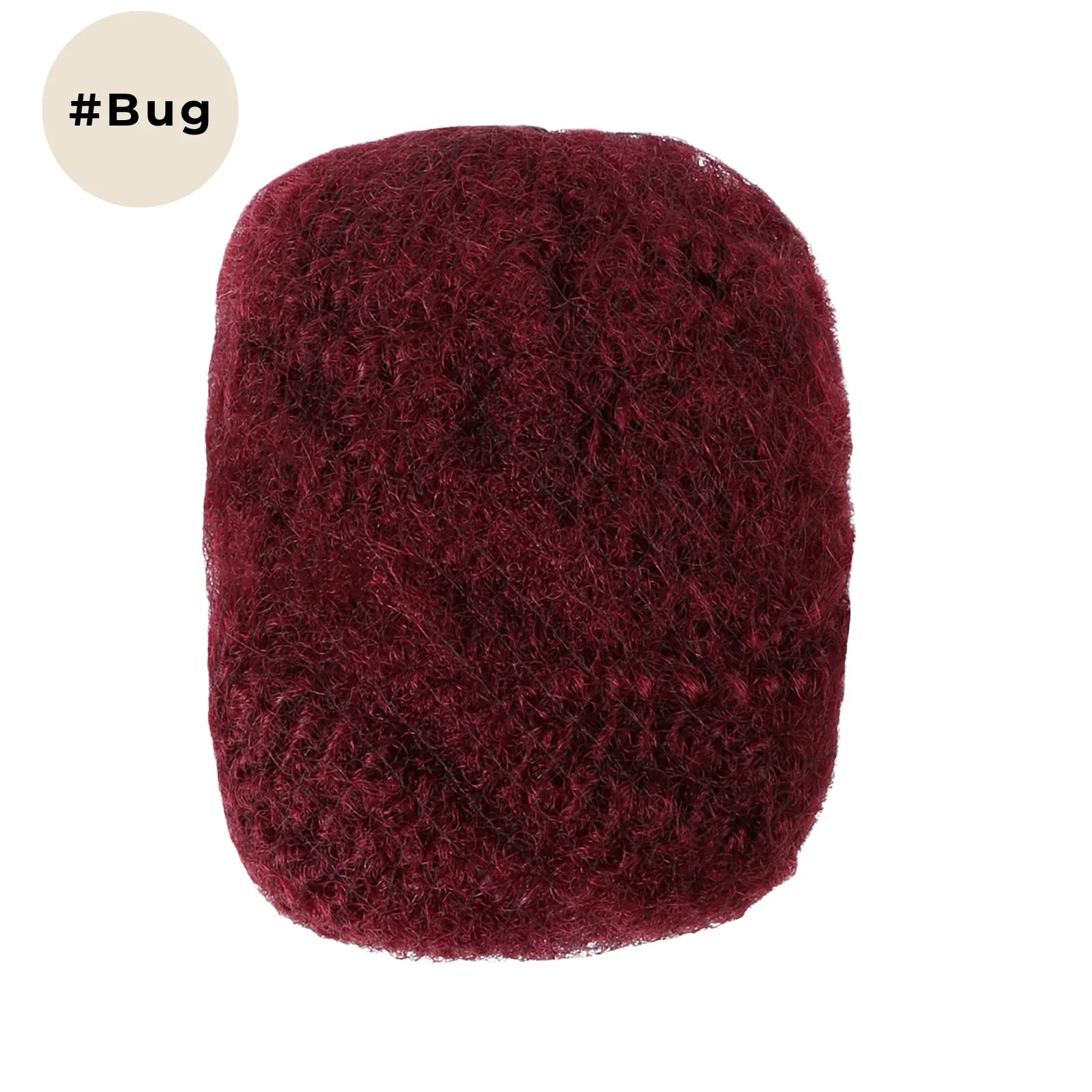 afro kinky couleur burgundy rouge bordeaux intense en cheveux 100% humains