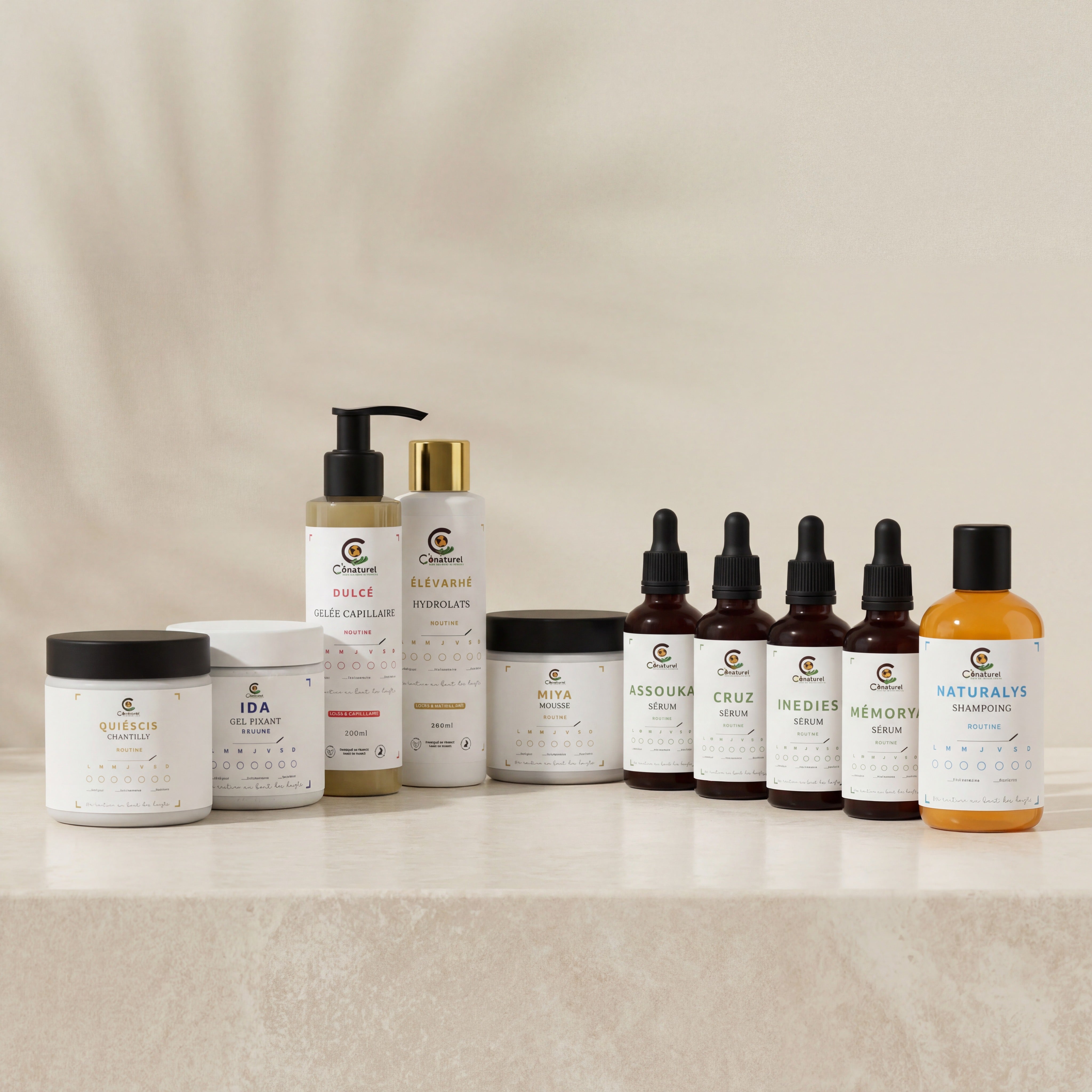 Gamme complète Conaturel – soins capillaires naturels pour locks, cheveux afro et bouclés