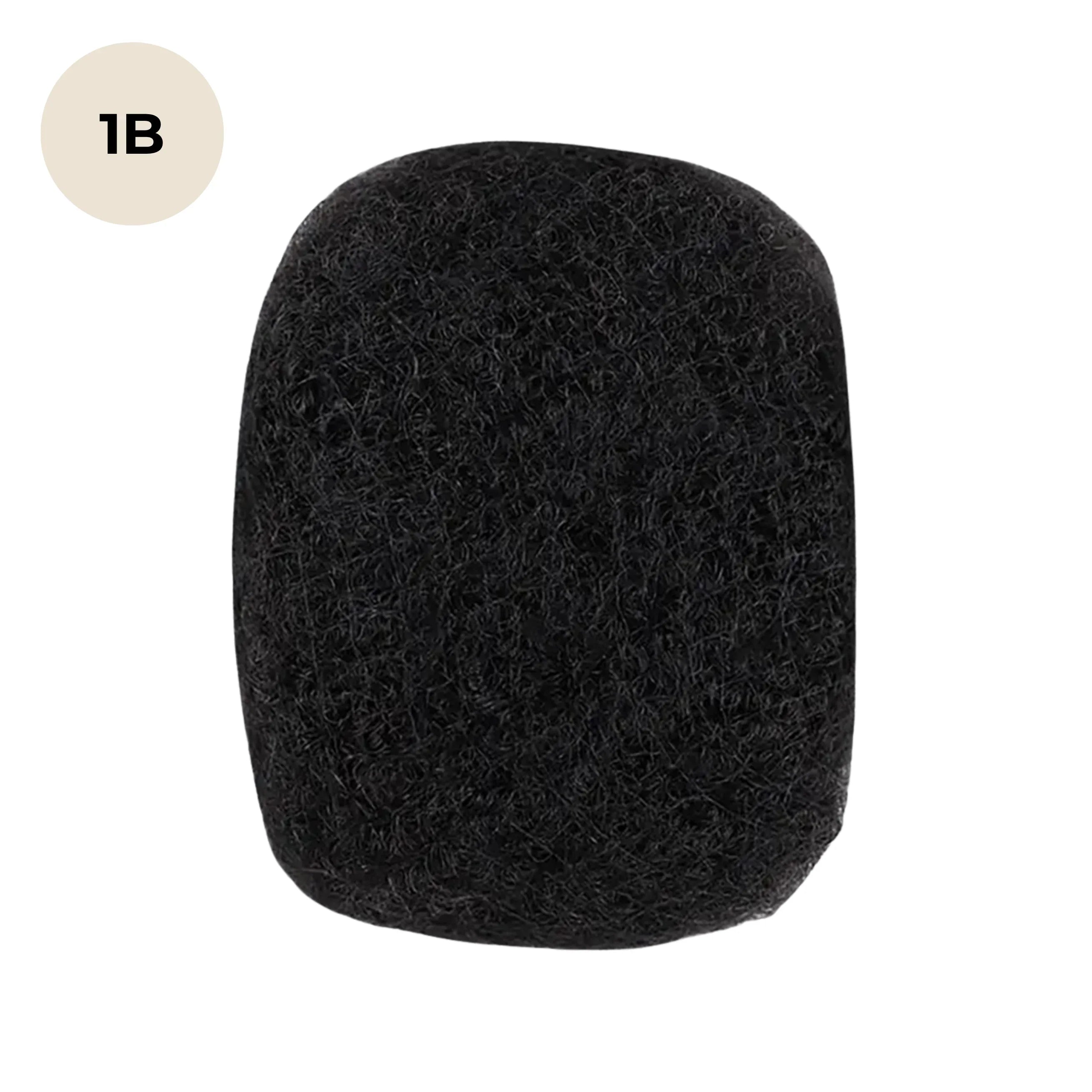 afro kinky naturelles couleur 1B noir naturel en cheveux 100% humains