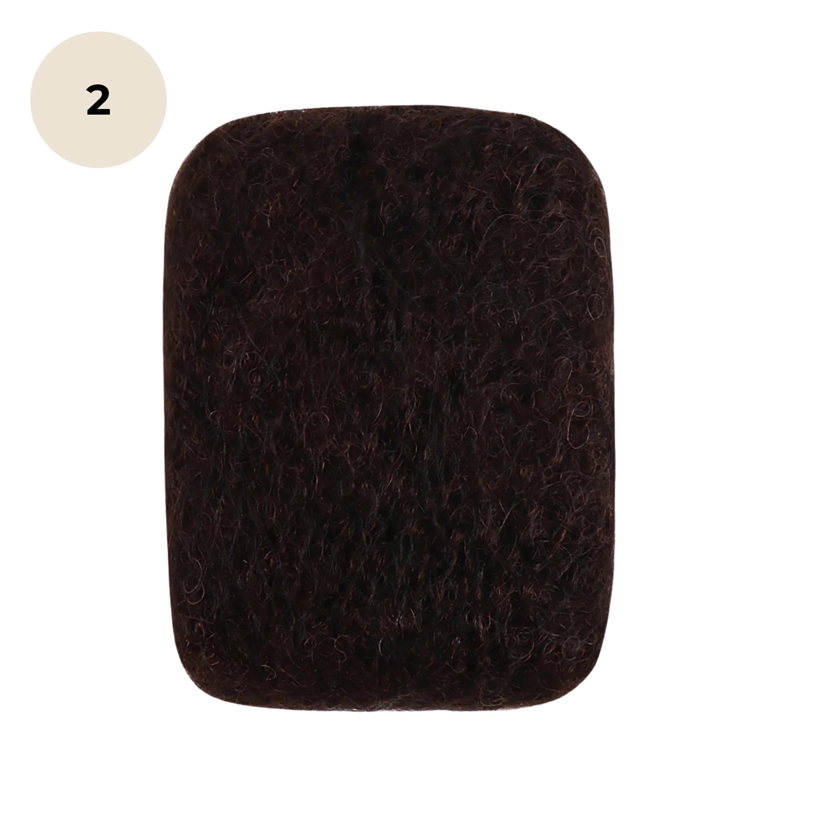 afro kinky naturelles couleur 2 brun foncé en cheveux 100% humains