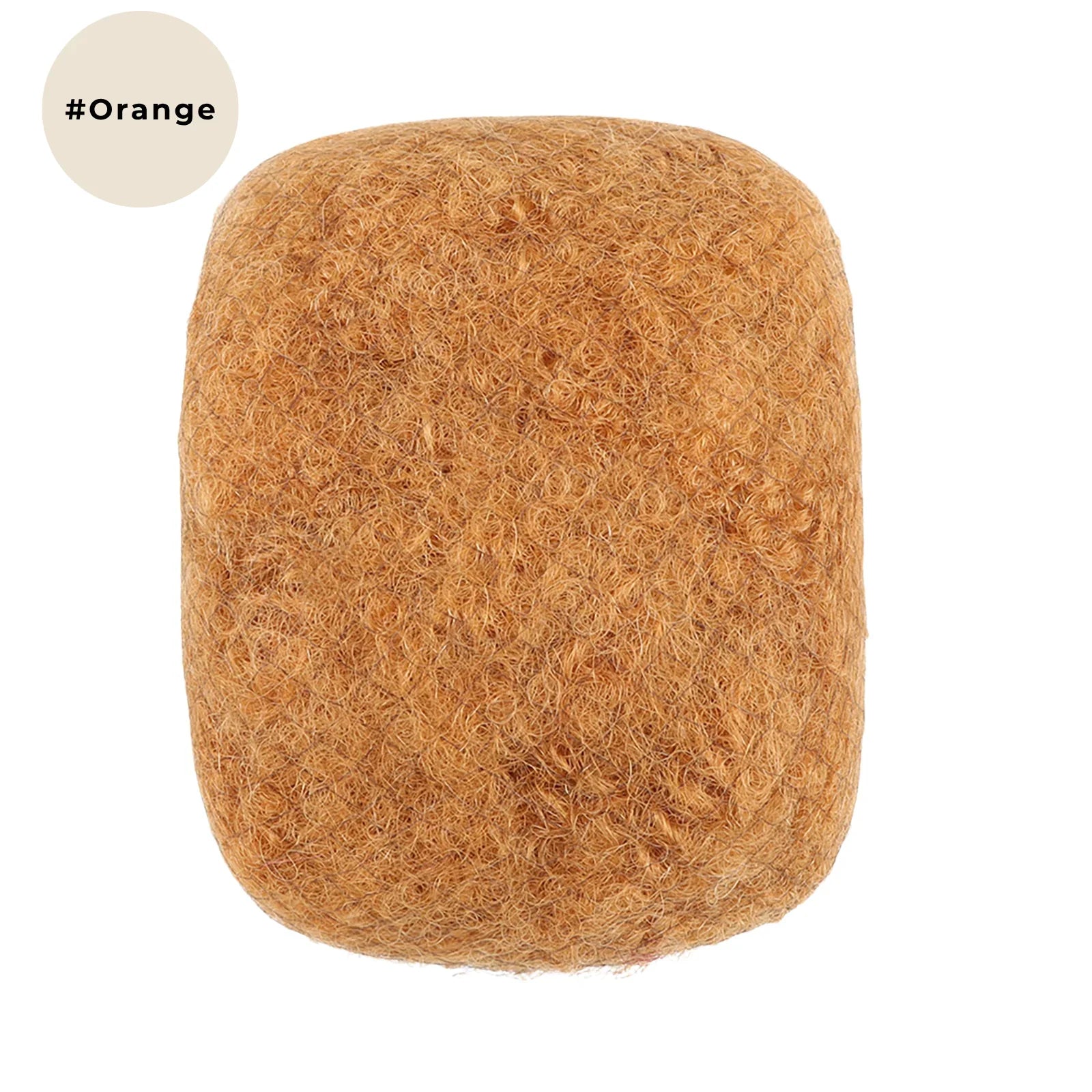 afro kinky couleur orange cuivré en cheveux 100% humains