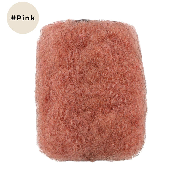 afro kinky couleur pink rose poudré en cheveux 100% humains