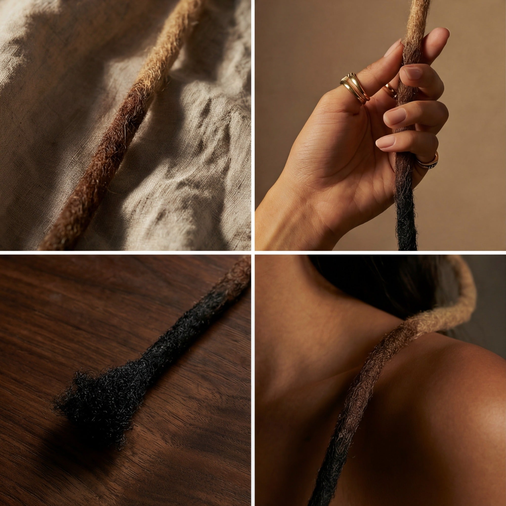 extensions locks t1b 4 27 cheveux naturels base brun profond nuances brun naturel reflets blond miel CONATUREL