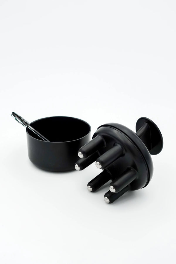 Accessoire de massage du cuir chevelu pour application de sérum capillaire Rolly