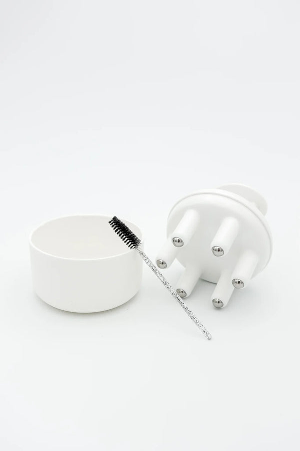 Accessoire Roilon pour massage du cuir chevelu et application de soin capillaire